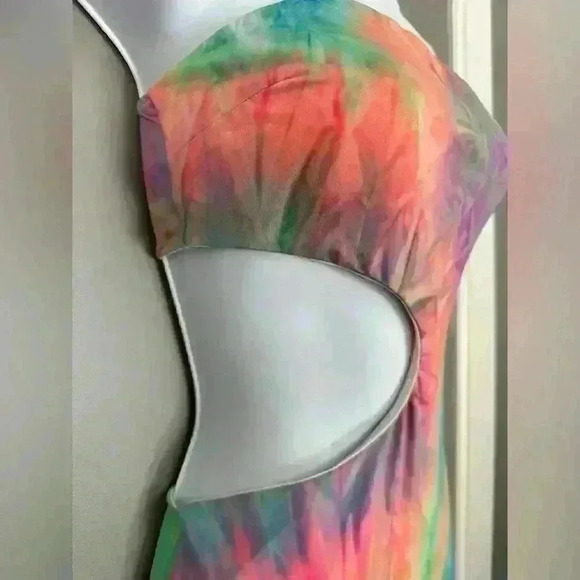 Shop 17 Women's Tube Neckline Colorful Dress (524) - Picture 7 of 11